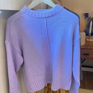 Purple Knit Sweater